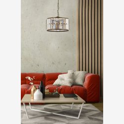 Antik belagt lysekrone