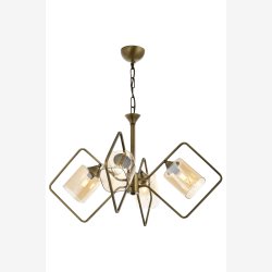 Antik belagt lysekrone