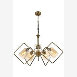 Antik belagt lysekrone