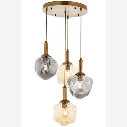 Antik belagt  lysekrone