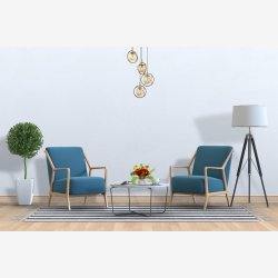 Antik belagt Loftlampe 