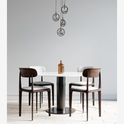 Sortmalet Klyngependel til 4