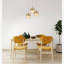 Cremefarvet Klyngependel 