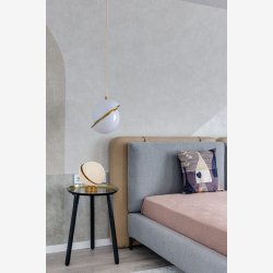 Moderne Pendel med hvid/tumlet finish