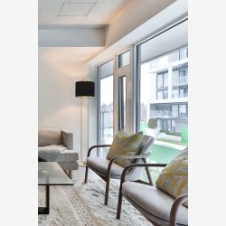 Antik belagt Gulvlampe 