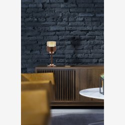 Kobber Malet Bordlampe