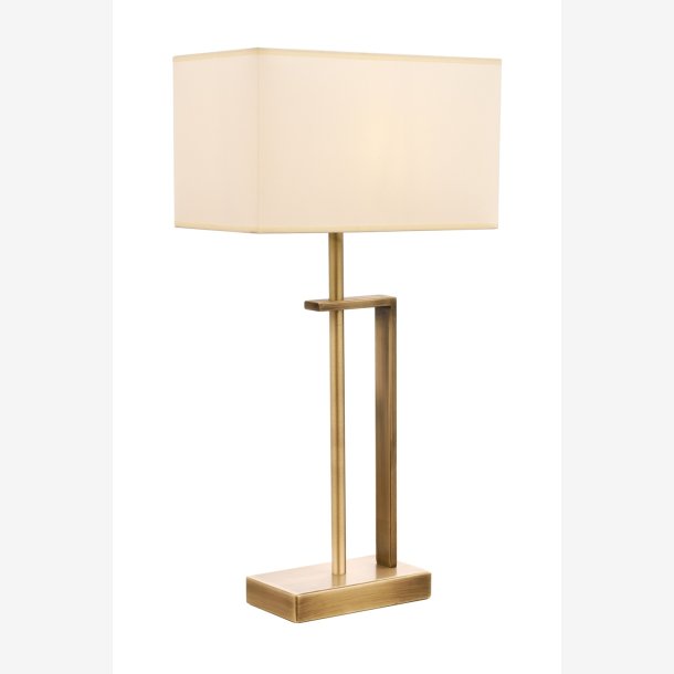 Antik belagt bordlampe