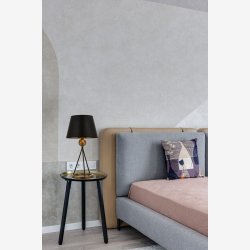 Antik belagt bordlampe 